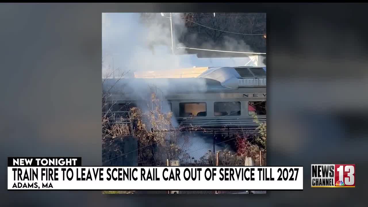 Berkshire scenic rail car to be out of service till 2027 after fire — WNYT NewsChannel 13 (Albany)